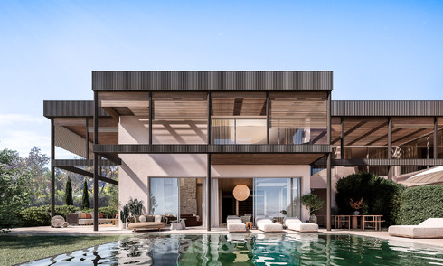 New development with 6 innovative, architect-designed villas for sale with panoramic sea views in Cascada de Camojan in Marbella 53082