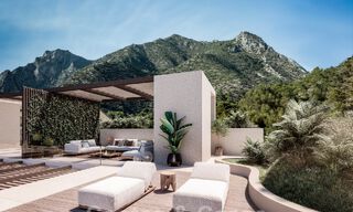 New development with 5 innovative, architect-designed villas for sale with panoramic sea views in Cascada de Camojan in Marbella 53084 