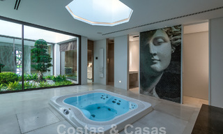 Move-in ready, new, modern 6-bedroom luxury villa for sale with sea views in La Quinta, Marbella - Benahavis 54299 