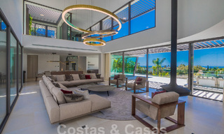 Move-in ready, new, modern 6-bedroom luxury villa for sale with sea views in La Quinta, Marbella - Benahavis 54301 