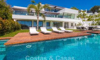 Move-in ready, new, modern 6-bedroom luxury villa for sale with sea views in La Quinta, Marbella - Benahavis 54310 