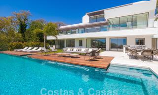Move-in ready, new, modern 6-bedroom luxury villa for sale with sea views in La Quinta, Marbella - Benahavis 54313 