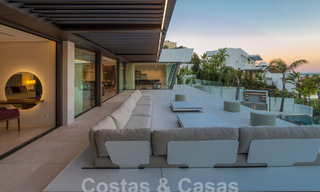 Move-in ready, new, modern 6-bedroom luxury villa for sale with sea views in La Quinta, Marbella - Benahavis 54315 