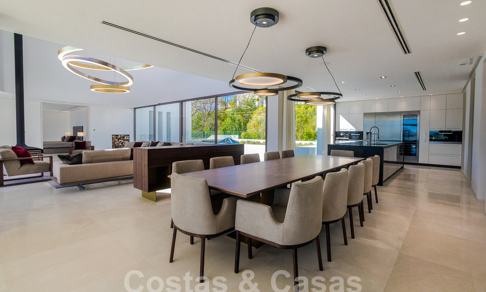 Move-in ready, new, modern 6-bedroom luxury villa for sale with sea views in La Quinta, Marbella - Benahavis 54325