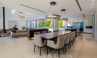 Move-in ready, new, modern 6-bedroom luxury villa for sale with sea views in La Quinta, Marbella - Benahavis 54325 