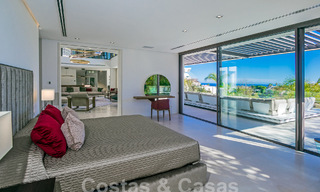 Move-in ready, new, modern 6-bedroom luxury villa for sale with sea views in La Quinta, Marbella - Benahavis 54330 