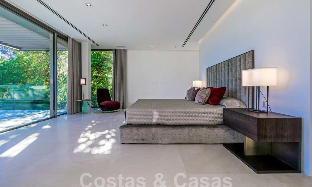 Move-in ready, new, modern 6-bedroom luxury villa for sale with sea views in La Quinta, Marbella - Benahavis 54331