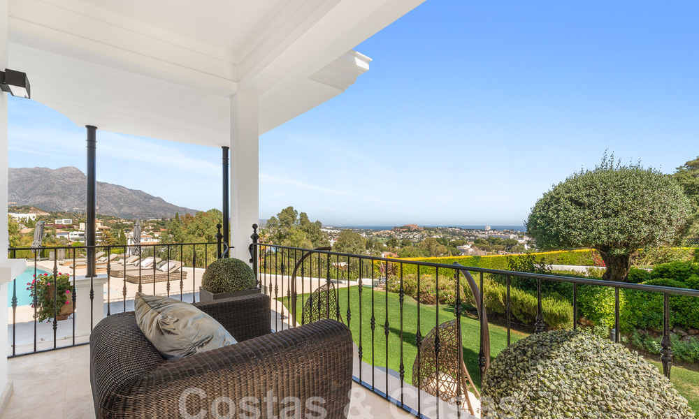 Magnificent Mediterranean luxury villa for sale with panoramic sea views in La Quinta, Benahavis - Marbella 53126