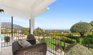 Magnificent Mediterranean luxury villa for sale with panoramic sea views in La Quinta, Benahavis - Marbella 53126 