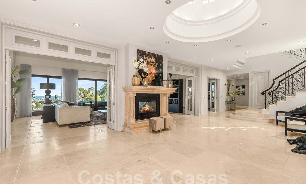 Magnificent Mediterranean luxury villa for sale with panoramic sea views in La Quinta, Benahavis - Marbella 53133