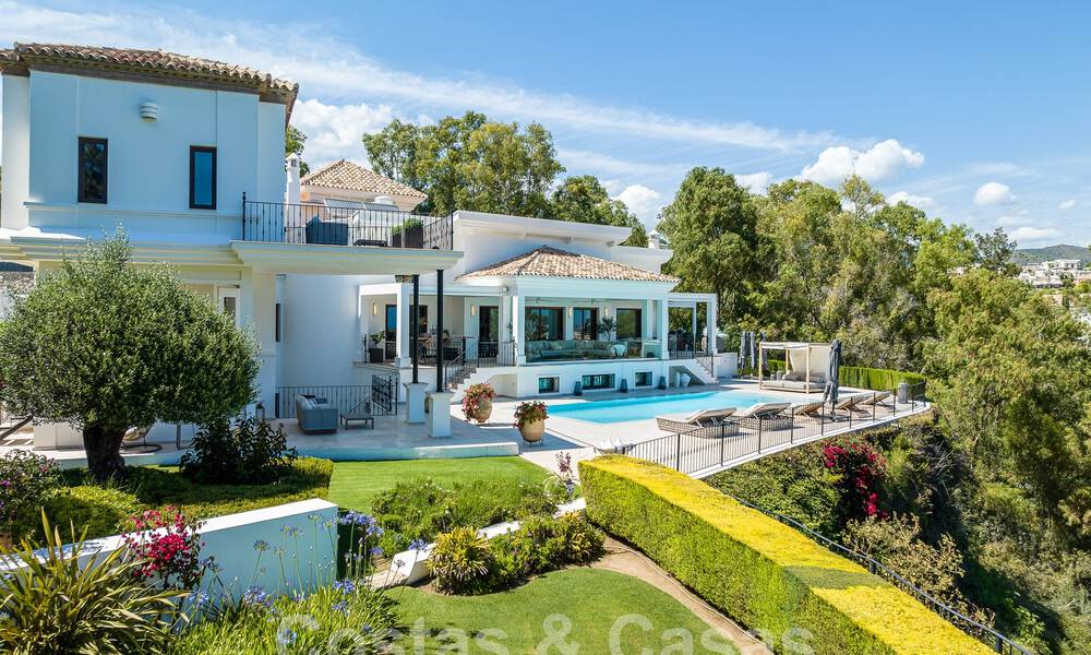 Magnificent Mediterranean luxury villa for sale with panoramic sea views in La Quinta, Benahavis - Marbella 53138