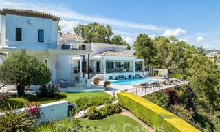 Magnificent Mediterranean luxury villa for sale with panoramic sea views in La Quinta, Benahavis - Marbella 53138 