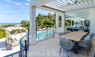 Magnificent Mediterranean luxury villa for sale with panoramic sea views in La Quinta, Benahavis - Marbella 53139 