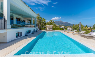 Magnificent Mediterranean luxury villa for sale with panoramic sea views in La Quinta, Benahavis - Marbella 53140 