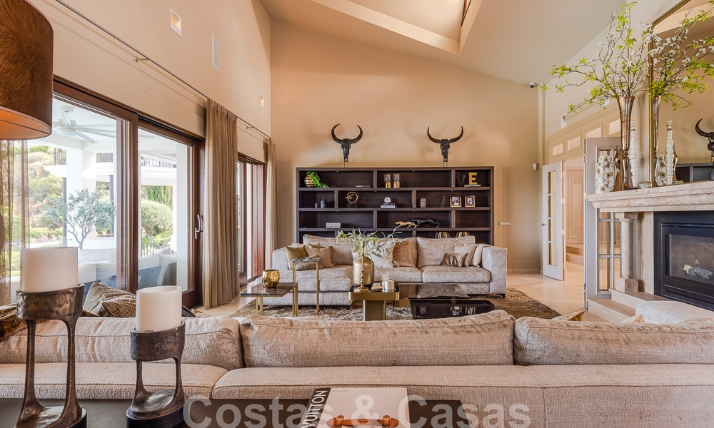 Magnificent Mediterranean luxury villa for sale with panoramic sea views in La Quinta, Benahavis - Marbella 53146