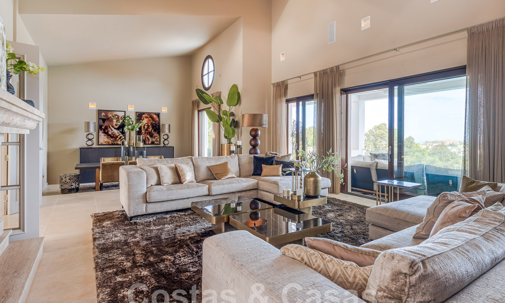 Magnificent Mediterranean luxury villa for sale with panoramic sea views in La Quinta, Benahavis - Marbella 53148