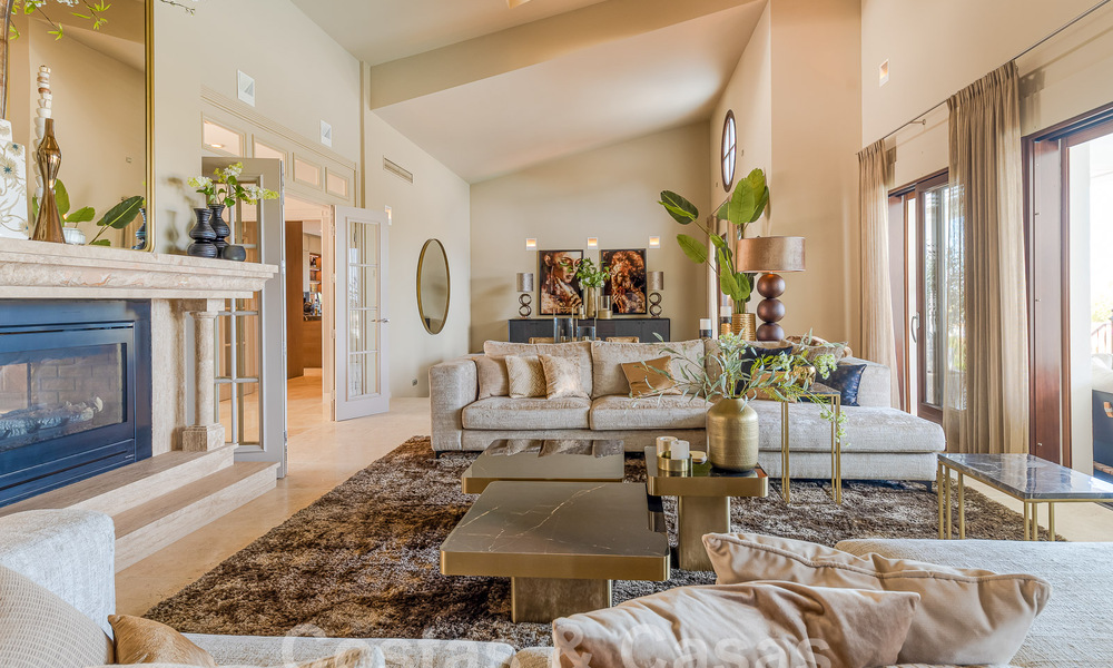 Magnificent Mediterranean luxury villa for sale with panoramic sea views in La Quinta, Benahavis - Marbella 53149
