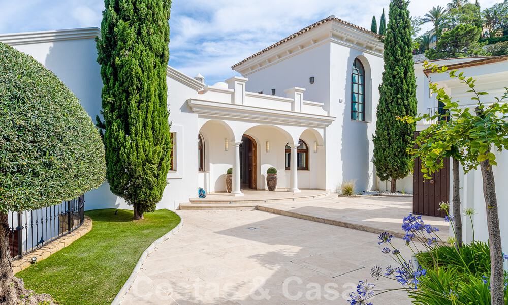 Magnificent Mediterranean luxury villa for sale with panoramic sea views in La Quinta, Benahavis - Marbella 53154