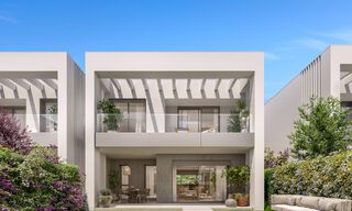 New, energy efficient townhouses for sale, a stone's throw from the beach in Elviria east of Marbella centre 53159 