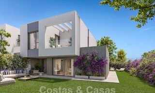 New, energy efficient townhouses for sale, a stone's throw from the beach in Elviria east of Marbella centre 53160 