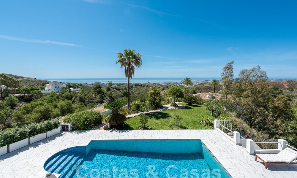 Spanish luxury villa for sale with expansive sea views in the hills of Mijas, Costa del Sol 54658
