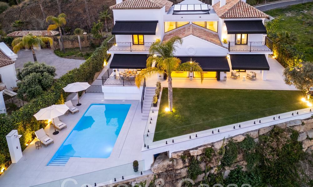 Prestigious, Spanish luxury villa for sale with magnificent views in the hills of La Quinta, Benahavis - Marbella 64945