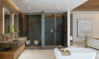 Exclusive project with 4 semi-detached luxury villas for sale, frontline beach, in East Marbella. Last villa, huge discount! 53346 