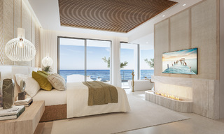 Exclusive project with 4 semi-detached luxury villas for sale, frontline beach, in East Marbella. Last villa, huge discount! 53348 