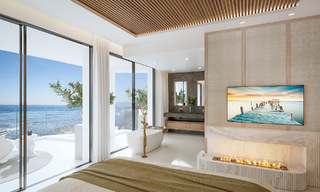 Exclusive project with 4 semi-detached luxury villas for sale, frontline beach, in East Marbella. Last villa, huge discount! 53350 