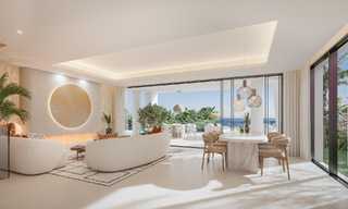 Exclusive project with 4 semi-detached luxury villas for sale, frontline beach, in East Marbella. Last villa, huge discount! 53351 