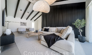 Mediterranean luxury villa for sale overlooking La Concha mountain, surrounded by Nueva Andalucia's valley golf courses, Marbella 54866 
