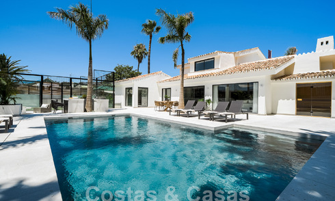 Mediterranean luxury villa for sale overlooking La Concha mountain, surrounded by Nueva Andalucia's valley golf courses, Marbella 54884