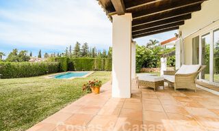 Luxury villa for sale in a Spanish architectural style in the prestigious gated urbanisation of Cascada de Camojan, Marbella 54847 