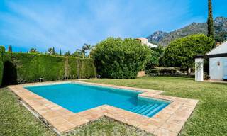 Luxury villa for sale in a Spanish architectural style in the prestigious gated urbanisation of Cascada de Camojan, Marbella 54849 