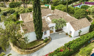 Luxury villa for sale in a Spanish architectural style in the prestigious gated urbanisation of Cascada de Camojan, Marbella 54859 