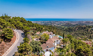 Boutique resort-style villa for sale with open sea views, nestled in the lush greenery of the exclusive La Zagaleta golf resort, Marbella - Benahavis 54056 