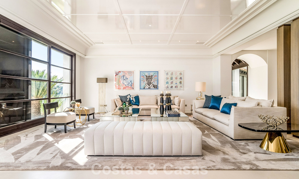 Boutique resort-style villa for sale with open sea views, nestled in the lush greenery of the exclusive La Zagaleta golf resort, Marbella - Benahavis 54072