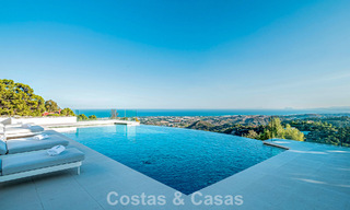 Boutique resort-style villa for sale with open sea views, nestled in the lush greenery of the exclusive La Zagaleta golf resort, Marbella - Benahavis 54080 