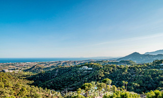 Boutique resort-style villa for sale with open sea views, nestled in the lush greenery of the exclusive La Zagaleta golf resort, Marbella - Benahavis 54084 