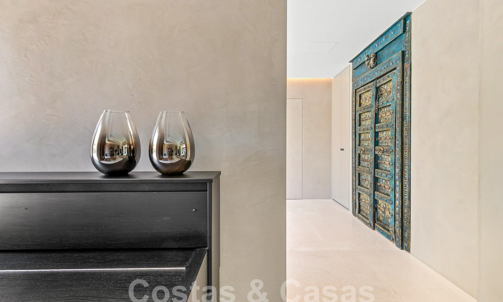 Rustic luxury villa for sale with private heated pool and contemporary interior, east of Marbella centre 55039