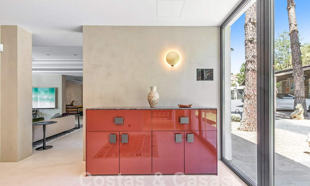 Rustic luxury villa for sale with private heated pool and contemporary interior, east of Marbella centre 55041