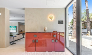 Rustic luxury villa for sale with private heated pool and contemporary interior, east of Marbella centre 55041 