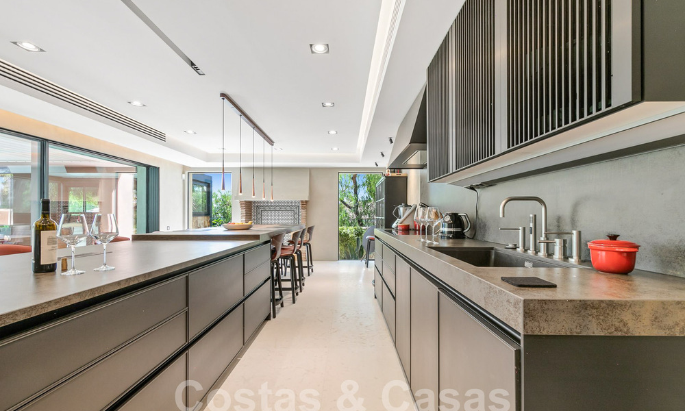 Rustic luxury villa for sale with private heated pool and contemporary interior, east of Marbella centre 55049