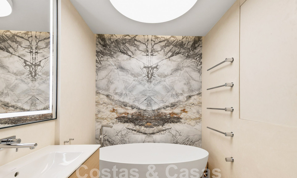 Rustic luxury villa for sale with private heated pool and contemporary interior, east of Marbella centre 55055