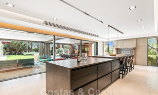 Rustic luxury villa for sale with private heated pool and contemporary interior, east of Marbella centre 55064 