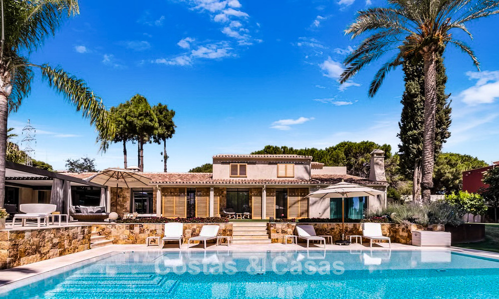 Rustic luxury villa for sale with private heated pool and contemporary interior, east of Marbella centre 786354