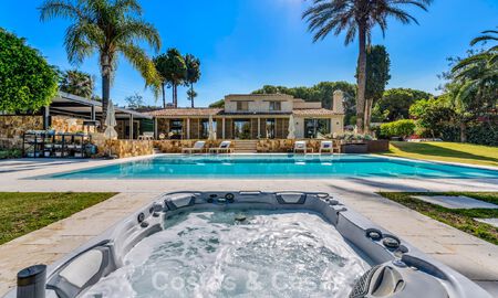 Rustic luxury villa for sale with private heated pool and contemporary interior, east of Marbella centre 786355