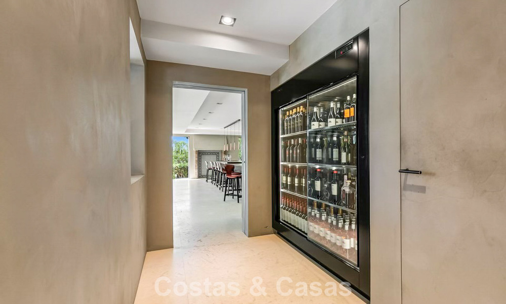 Rustic luxury villa for sale with private heated pool and contemporary interior, east of Marbella centre 786363