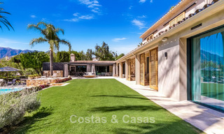 Rustic luxury villa for sale with private heated pool and contemporary interior, east of Marbella centre 786374 