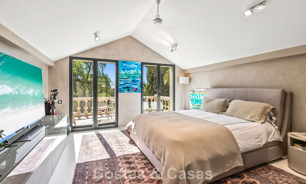 Rustic luxury villa for sale with private heated pool and contemporary interior, east of Marbella centre 786381